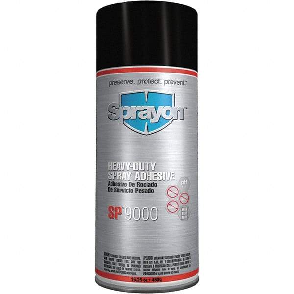 Krylon - 16.25 oz Aerosol White Spray Adhesive - High Tack, 170°F Heat Resistance, High Strength Bond, Flammable, Series SP9000 - Best Tool & Supply