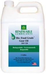 Renewable Lubricants - 1 Gal Bottle, Mineral Gear Oil - 24°F to 518°F, 252 St Viscosity at 40°C, 34 St Viscosity at 100°C, ISO 320 - Best Tool & Supply