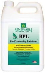 Renewable Lubricants - 1 Gal Bottle Thin Oily Film Penetrant/Lubricant - -22°F to 295°F - Best Tool & Supply