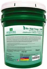 Renewable Lubricants - 35 Lb Pail Biobased Extreme Pressure Grease - Green, Extreme Pressure & High Temperature, 285°F Max Temp, NLGIG 2, - Best Tool & Supply