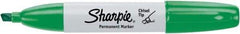 Sharpie - Green Permanent Marker - Chisel Tip, AP Nontoxic Ink - Best Tool & Supply