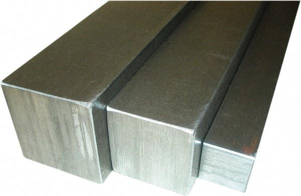 Value Collection - 1-1/2" Square x 6" Long Steel Square Bar - 1018 Steel - Best Tool & Supply