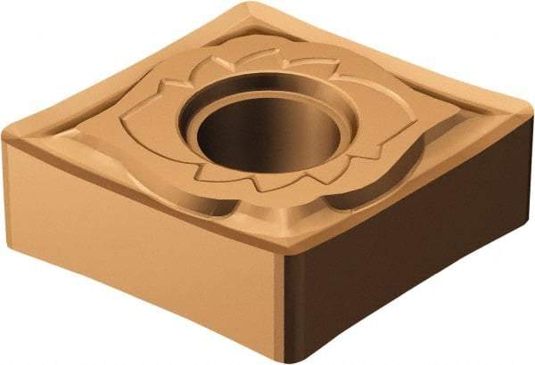 Sandvik Coromant - CNGG432 SGF Grade 1115 Carbide Turning Insert - TiAlN/AlCr2O3 Finish, 80° Diamond, 1/2" Inscr Circle, 3/16" Thick, 1/32" Corner Radius - Best Tool & Supply