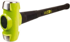 Wilton - 12 Lb Head, 30" Long Sledge Hammer - Steel Head, Steel Handle with Grip - Best Tool & Supply