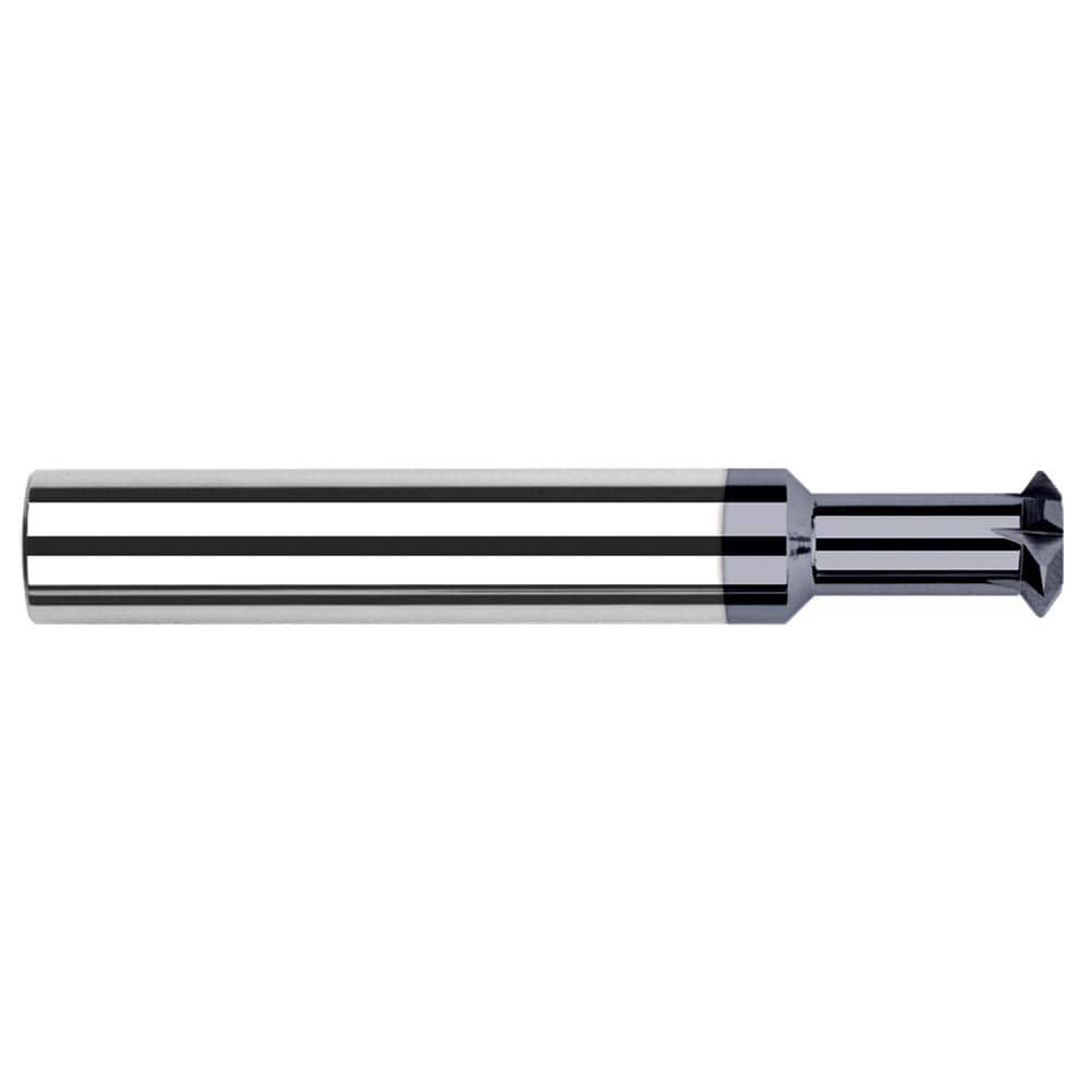 Harvey Tool - 3/8° 3/8" Cut Diam, 0.142" Cut Width, 3/8" Shank, Solid Carbide Double-Angle Cutter - Exact Industrial Supply