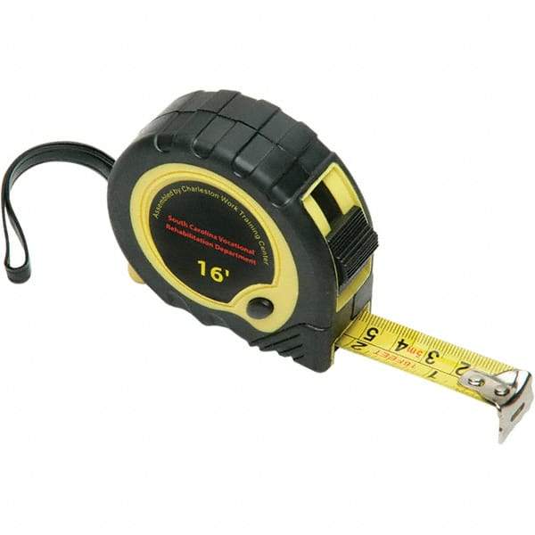 Ability One - 16' x 3/4" Tape Measure - 1/16" Graduation - Best Tool & Supply