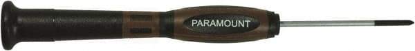 Paramount - #1, 6" OAL, Precision Phillips Screwdriver - 2" Blade Length, Round Shank, Ergonomic Handle - Best Tool & Supply