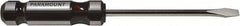 Paramount - Standard Slotted Screwdriver - Round Shank, Acetate Handle - Best Tool & Supply