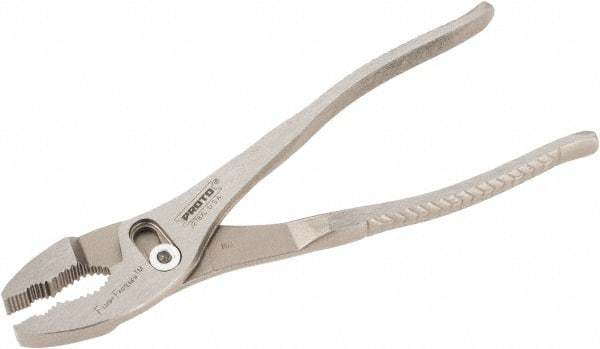 Proto - 8" OAL, 2-3/32" Jaw Length, 1-5/16" Jaw Width, Slip Joint Combination Pliers - 2 Positions, Serrated Jaw, Regular Nose Head, Standard Tool - Best Tool & Supply