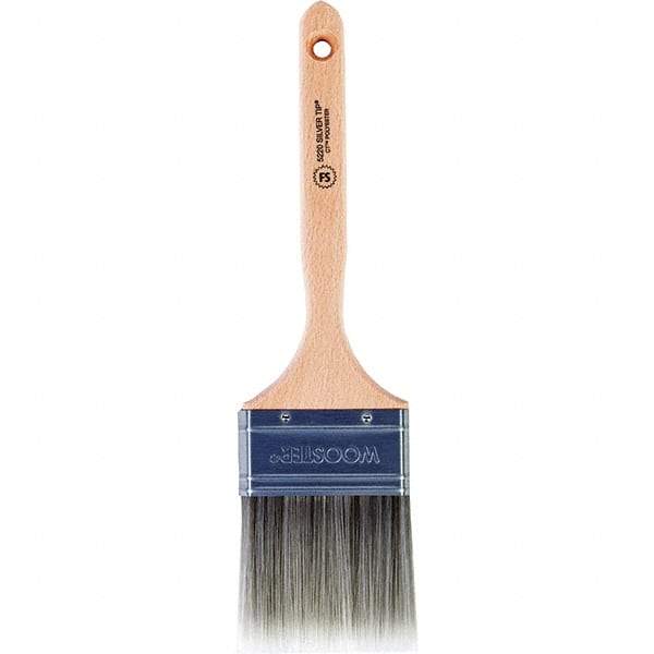 Wooster Brush - 3" Flat Synthetic Sash Brush - 2-15/16" Bristle Length, 7.44" Wood Fluted Handle - Best Tool & Supply