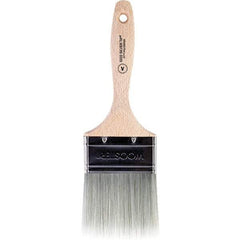 Wooster Brush - 3" Flat Synthetic Varnish Brush - 2-15/16" Bristle Length, 5.81" Wood Beavertail Handle - Best Tool & Supply