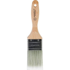 Wooster Brush - 2" Flat Synthetic Varnish Brush - 2-11/16" Bristle Length, 5.81" Wood Beavertail Handle - Best Tool & Supply