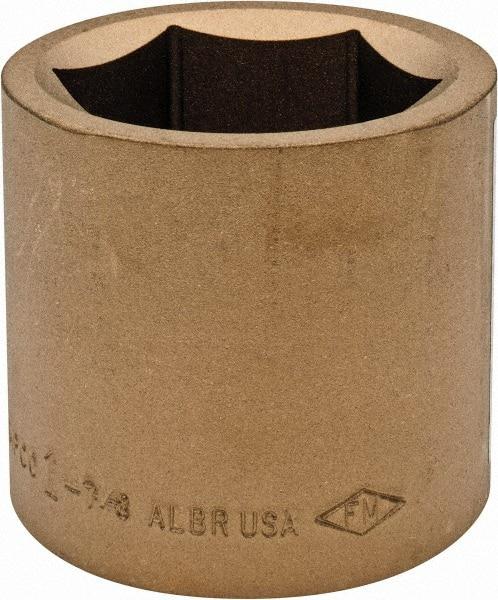 Ampco - 1-7/8", 3/4" Drive, Standard Hand Socket - 6 Points, 2-9/16" OAL, Aluminum Bronze - Best Tool & Supply