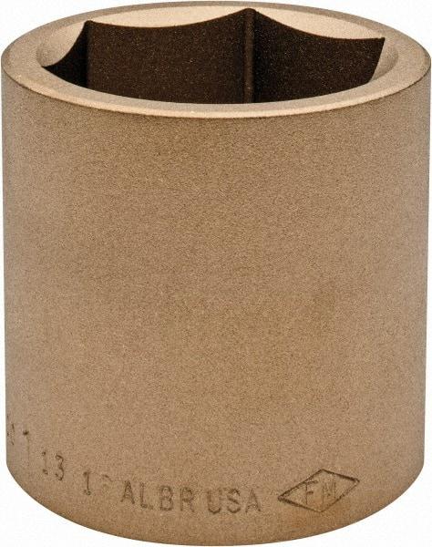 Ampco - 1-13/16", 3/4" Drive, Standard Hand Socket - 6 Points, 2-9/16" OAL, Aluminum Bronze - Best Tool & Supply