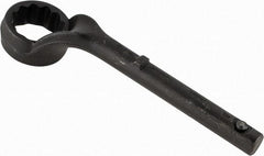 Proto - 2-1/4" 12 Point Pull Wrench - Single End, 13-5/8" OAL, Steel, Black Finish - Best Tool & Supply