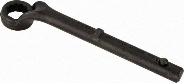 Proto - 1-1/8" 12 Point Pull Wrench - Single End, 10-11/16" OAL, Steel, Black Finish - Best Tool & Supply