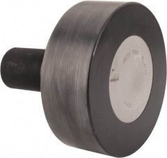 Accurate Bushing - 8" Roller Diam x 3" Width, 2-1/2" Stud Diam x 5-1/2" Length, Plain Stud Load Runner - Carbon Steel, 3-1/4" Thread Length, 2-1/2-12 Thread, 8-1/2" OAL, 35,800 Lb Dynamic Cap, 62,000 Lb Static Cap - Best Tool & Supply