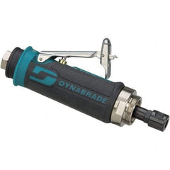 Dynabrade - 1/4 Inch Collet, 0.4 hp, 30,000 RPM Compact Router Motor - 1/4 NPT Inlet, 90 psi Air Pressure, 23 CFM - Best Tool & Supply