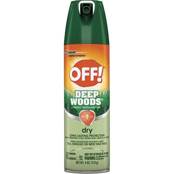 OFF! - 4 oz 25% DEET Aerosol Spray - For Mosquitoes, Ticks, Biting Flies, Gnats, Chiggers - Best Tool & Supply