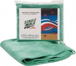 MPH Systems - Reusable Microfiber Wipes - Packet, 16" x 16" Sheet Size, Green - Best Tool & Supply