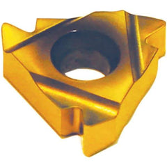 Tool-Flo - 22NR Internal Right Hand 8 API Round Laydown Threading Insert - Grade AC50D, AlTiN Coated Carbide - Best Tool & Supply