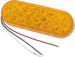 Peterson - Amber Type 1 LED Strobe Lights - LED, 0.67 Amp, 8 Watt, 12 Volt, 6-1/2" Long - Best Tool & Supply