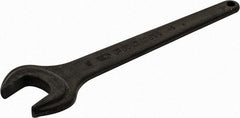 Facom - 46mm Standard Service Open End Wrench - 15-9/16" OAL, Single End, Black Finish, 15° Head Angle - Best Tool & Supply