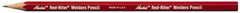 Markal - Red Welders Pencil - Sharpen with Pencil Sharpener Tip - Best Tool & Supply