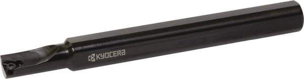 Kyocera - Internal Thread, Right Hand Cut, 5/8" Shank Width x 0.56" Shank Height Indexable Threading Toolholder - 5.91" OAL, Various Insert Compatibility, SIN Toolholder - Best Tool & Supply