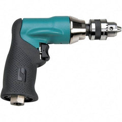 Dynabrade - 1/4" Keyed Chuck - Pistol Grip Handle, 500 RPM, 23 CFM, 0.4 hp - Best Tool & Supply