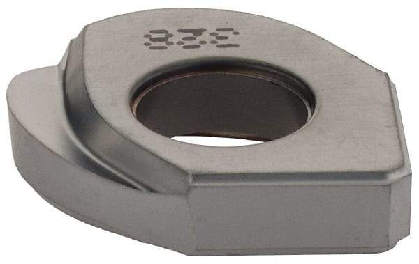 Iscar - HBRD.75 QF Grade IC328 Carbide Milling Insert - TiCN Finish, 0.183" Thick, 3/8" Corner Radius - Best Tool & Supply