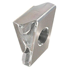 Iscar - LNMT1506 HT Grade DT7150 Carbide Milling Insert - Al2O3/TiAlN Finish, 0.5484" Thick, 0.8mm Corner Radius - Best Tool & Supply