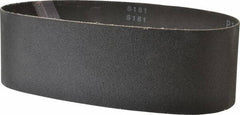 Made in USA - 3" Wide x 24" OAL, 120 Grit, Silicon Carbide Abrasive Belt - Silicon Carbide, Fine, Coated, X/Y Weighted Cloth Backing, Wet/Dry, Series S181 - Best Tool & Supply