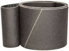 Made in USA - 4" Wide x 106" OAL, 80 Grit, Silicon Carbide Abrasive Belt - Silicon Carbide, Medium, Coated, X/Y Weighted Cloth Backing, Wet/Dry, Series S181 - Best Tool & Supply