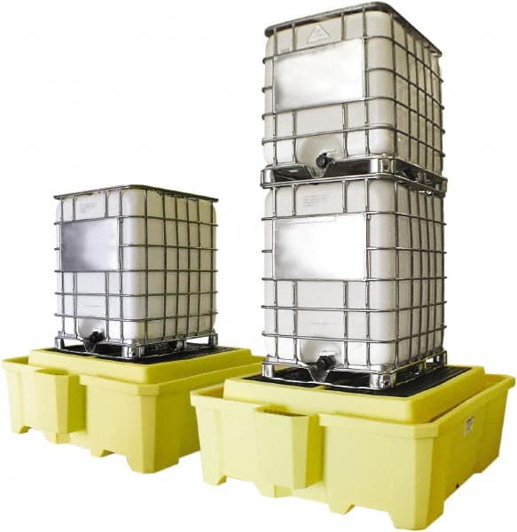 Enpac - IBC Sumps, Platforms & Decks Type: IBC Pallet w/Drain Number of Totes: 2 - Best Tool & Supply