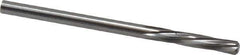 Magafor - #30 Solid Carbide 6 Flute Chucking Reamer - Spiral Flute, 0.1283" Straight Shank, 19/32" Flute Length, 2-1/4" OAL - Best Tool & Supply