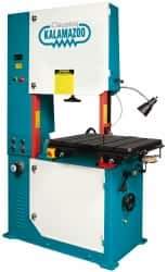 Clausing - 40 Inch Throat Capacity, Variable Speed Pulley Vertical Bandsaw - 50 to 5200 SFPM, 5 HP, Three Phase - Best Tool & Supply