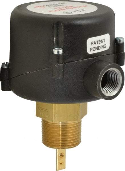 McDonnell & Miller - 160 psi, Brass Housing, General Purpose Flow Switch - 5.1 to 131.1 GPM, 120 VAC Voltage - Best Tool & Supply