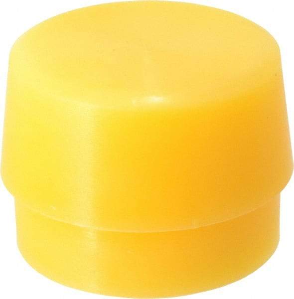 Garland - 2" Face Diam, Grade Extra Hard, Yellow Hammer Tip/Face - Plastic - Best Tool & Supply