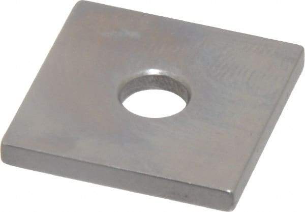 Mitutoyo - 0.11" Square Steel Gage Block - Accuracy Grade 0, Includes Certificate of Inspection - Best Tool & Supply