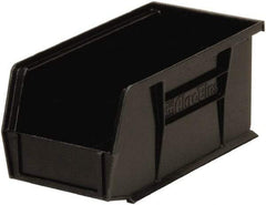 Akro-Mils - 30 Lb. Load Capacity, 10-7/8" Deep, Black Polymer Hopper Stacking Bin - 5" High x 5-1/2" Wide x 10-7/8" Long - Best Tool & Supply