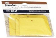 3M - Assorted Spreaders for Body Fillers & Finishing Putties - Plastic - Best Tool & Supply