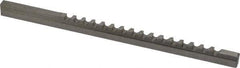Value Collection - 5mm Keyway Width, Style B-1, Keyway Broach - High Speed Steel, Bright Finish, 1/4" Broach Body Width, 19/64" to 1-11/16" LOC, 6-3/4" OAL - Best Tool & Supply