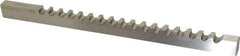 Value Collection - 14mm Keyway Width, Style D-1, Keyway Broach - High Speed Steel, Bright Finish, 9/16" Broach Body Width, 1" to 6" LOC, 13-7/8" OAL - Best Tool & Supply