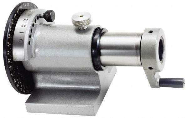 Interstate - 5C Compatible, Horizontal Spin Collet Indexer - 1" Max Collet Capacity - Best Tool & Supply