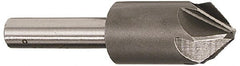 M.A. Ford - 7/8" Head Diam, 1/2" Shank Diam, 6 Flute 60° High Speed Steel Countersink - Best Tool & Supply