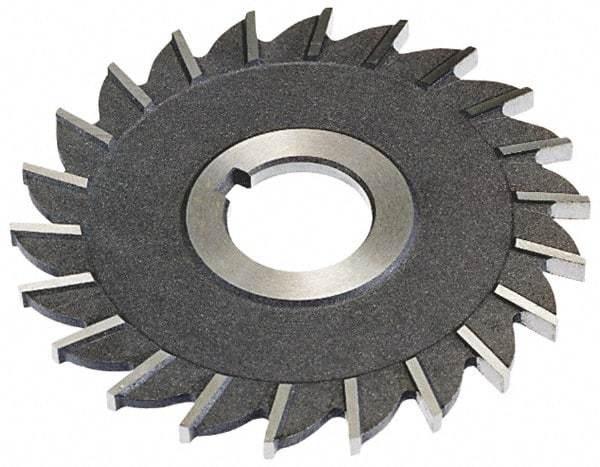 Keo - 4" Diam x 3/4" Width of Cut, 24 Teeth, High Speed Steel Side Milling Cutter - Straight Teeth, Uncoated - Best Tool & Supply