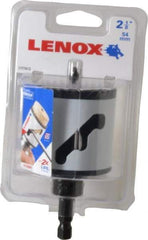 Lenox - 2-1/8" Diam, 1-9/16" Cutting Depth, Hole Saw - Bi-Metal Saw, Toothed Edge - Best Tool & Supply