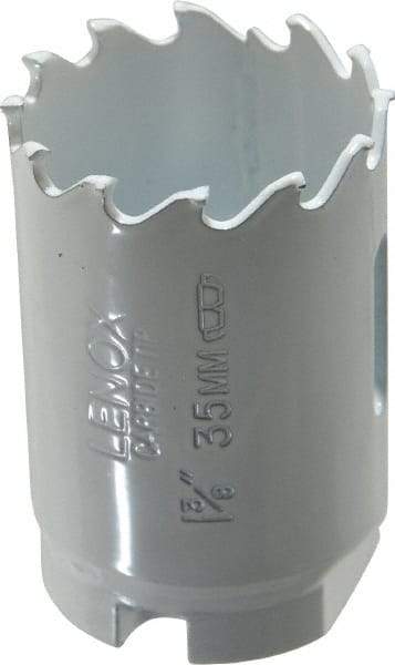 Lenox - 1-3/8" Diam, 1-1/2" Cutting Depth, Hole Saw - Carbide-Tipped Saw, Toothed Edge - Best Tool & Supply