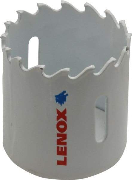 Lenox - 1-3/4" Diam, 1-1/2" Cutting Depth, Hole Saw - Carbide-Tipped Saw, Toothed Edge - Best Tool & Supply